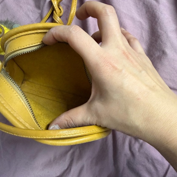 Coach Yellow Leather Crossbody Bag - Picture 2 of 6